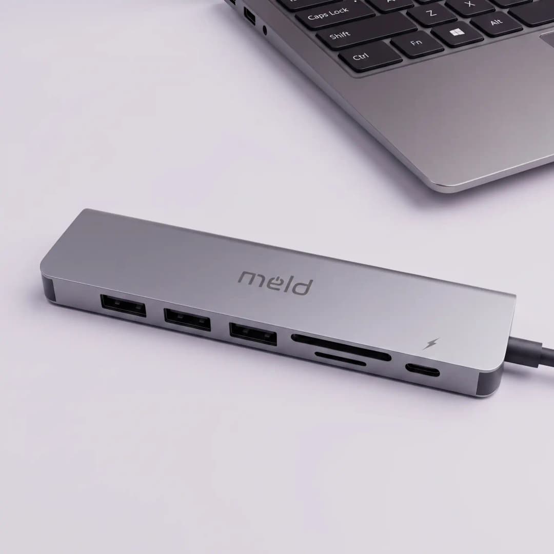 meld USB Hub 7-in-1 Type-C — foto produk resmi